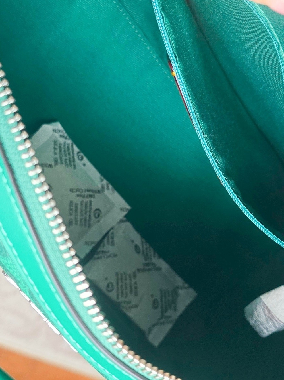 Coach Rowan Green Signature  Satchel - Teal/Green - Picture 9 of 9